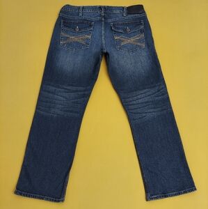 Rock & Republic Men's Jeans Size 36x30 Straight Leg Dark Wash Blue Denim